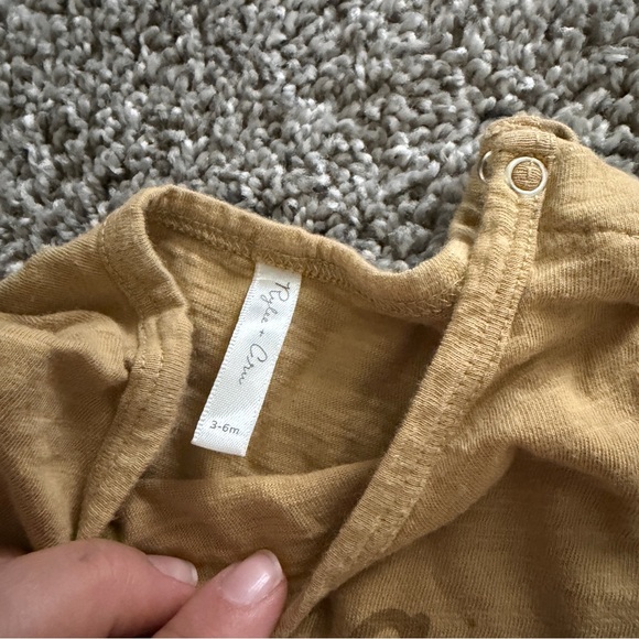 Rylee + Cru Cream Daisy Tank & Mustard Graphic Short Sleeve Tee - Picture 5 of 7